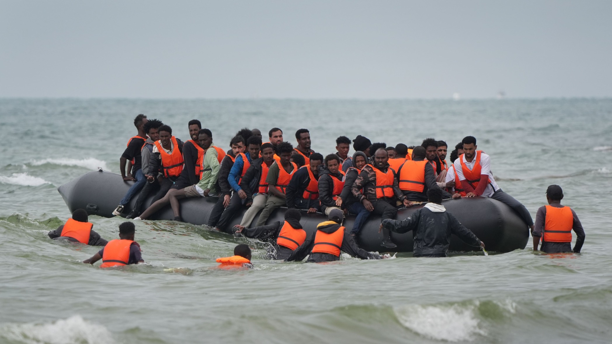 United Kingdom and France Implement Pilot Scheme To Deter English Channel Small Boat Crossings As First Flights Are Successfully Completed